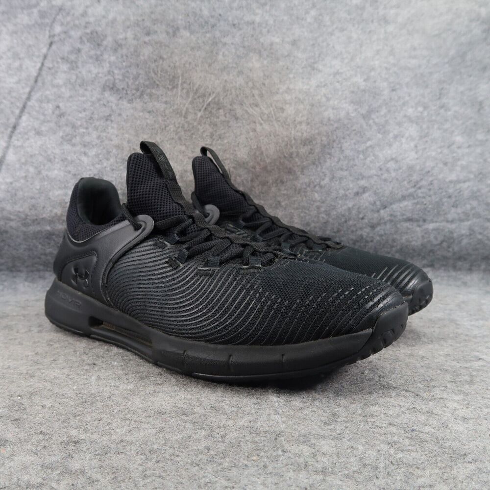 Under Armour Shoes Mens 11 Hovr Rise 2 Cross Training Athletic Sneaker Black Low